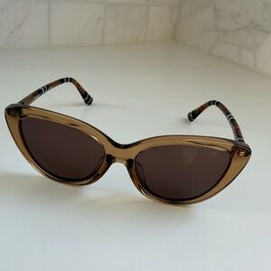 Burberry Beige Cat-Eye Sunglasses